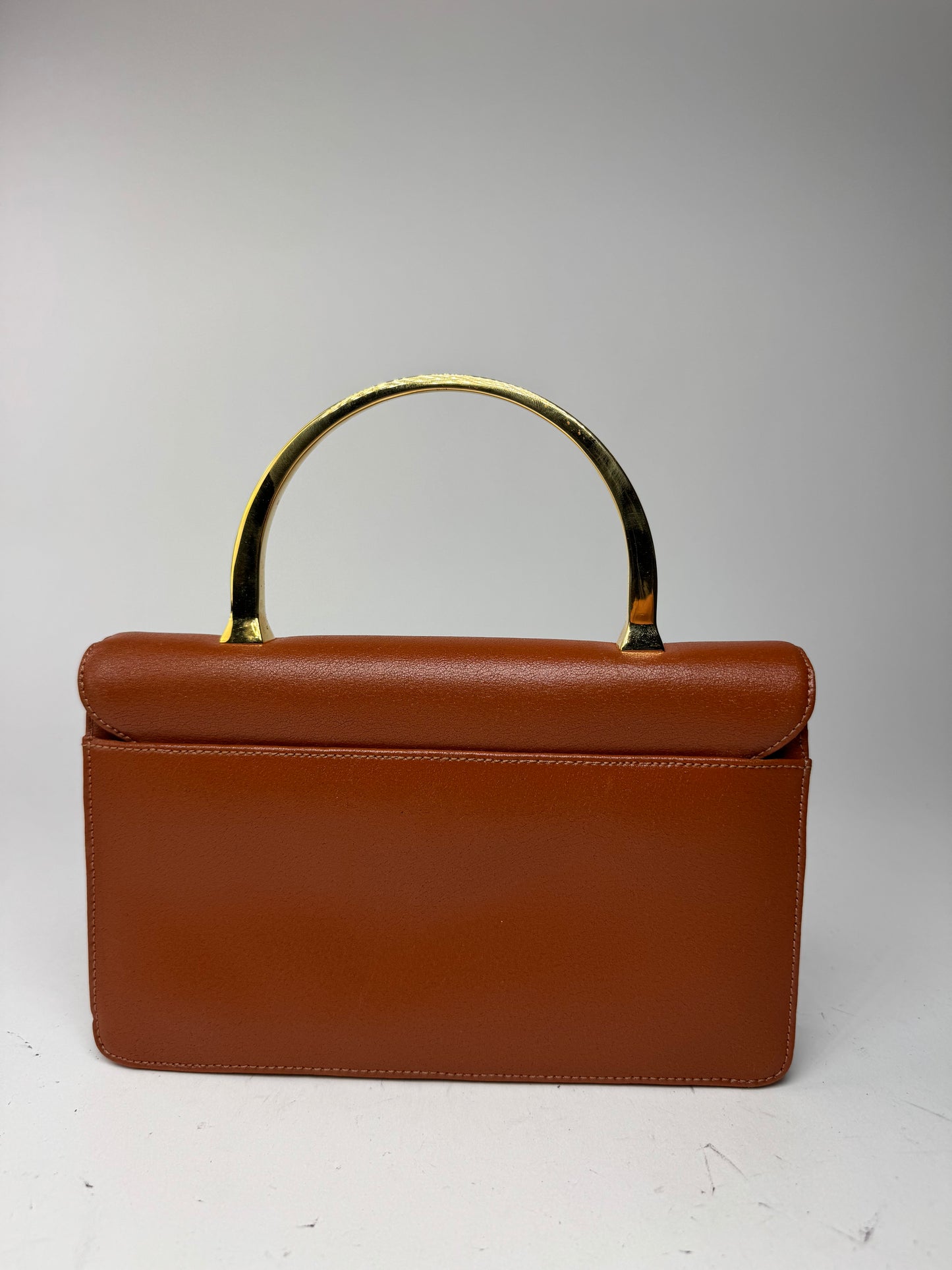 Sac vintage Givenchy 4G en cuir marron