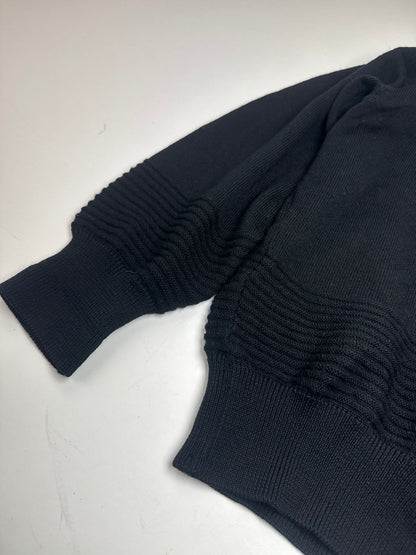 Vintage Balenciaga V-Neck Sweater Black L