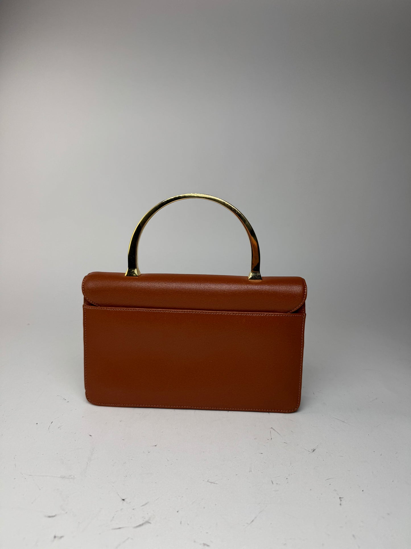 Sac vintage Givenchy 4G en cuir marron