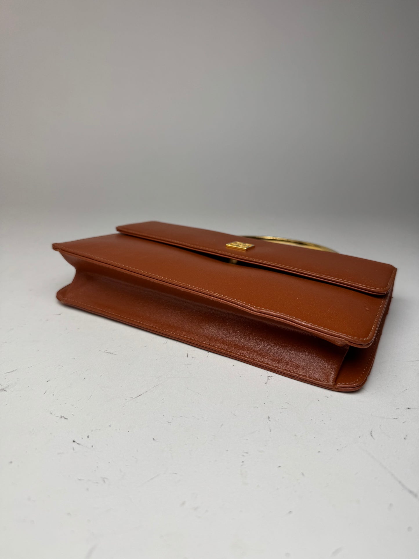 Sac vintage Givenchy 4G en cuir marron