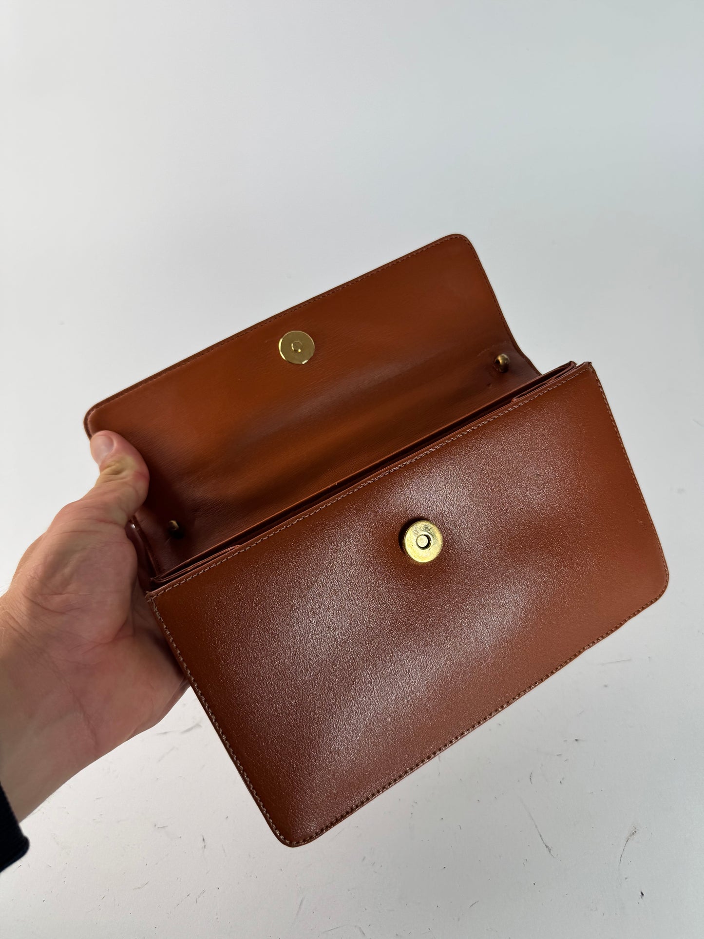 Sac vintage Givenchy 4G en cuir marron