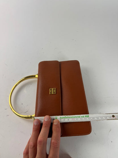 Sac vintage Givenchy 4G en cuir marron