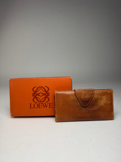 Vintage Loewe Madrid Leather Wallet Brown