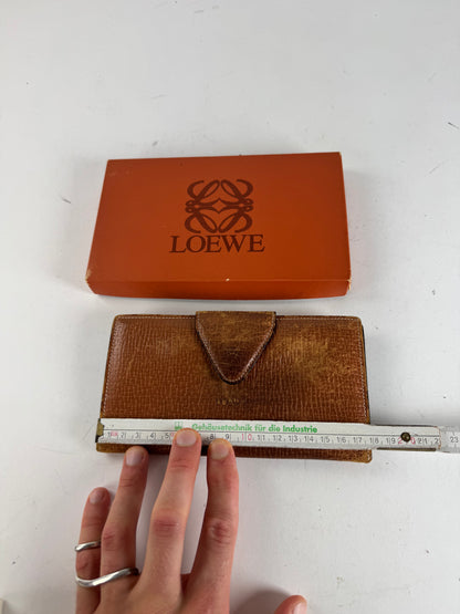 Vintage Loewe Madrid Leather Wallet Brown