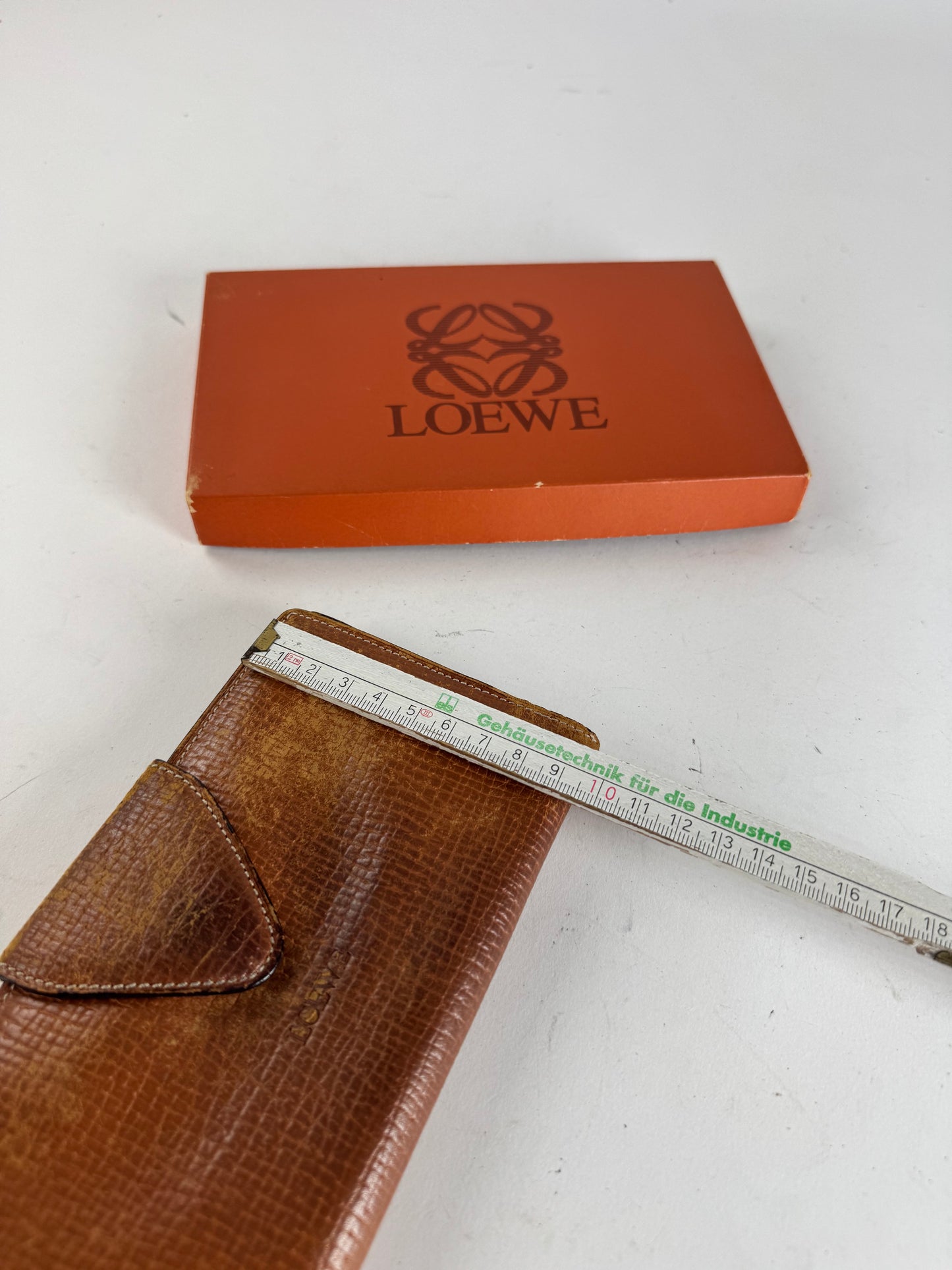 Vintage Loewe Madrid Leather Wallet Brown