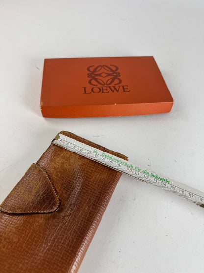 Vintage Loewe Madrid Leather Wallet Brown
