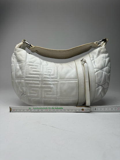Vintage Givenchy Cotton Leather bag white