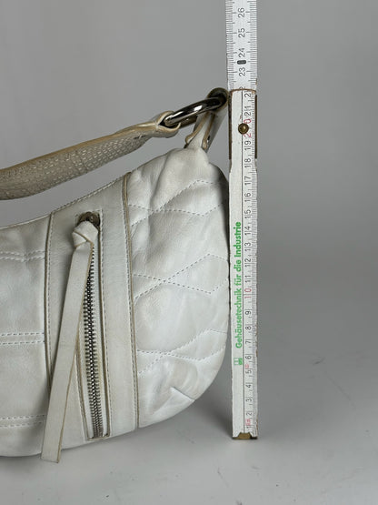 Vintage Givenchy Cotton Leather bag white