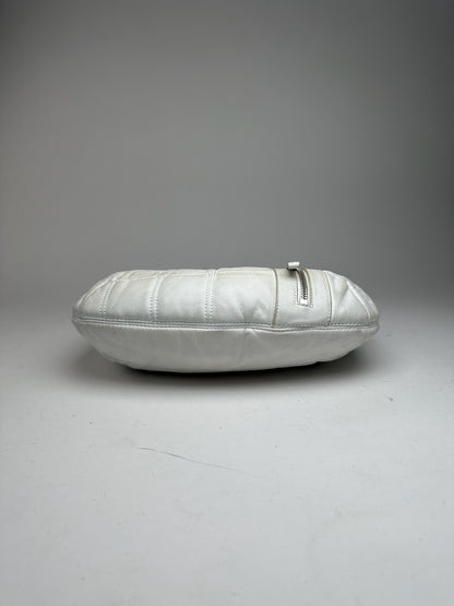 Vintage Givenchy Cotton Leather bag white