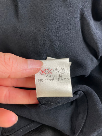 Vintage Gucci Viscose Blend Skirt Black