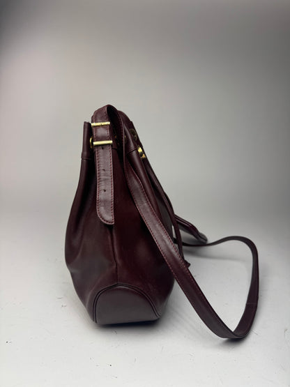Sac seau vintage en cuir Givenchy violet