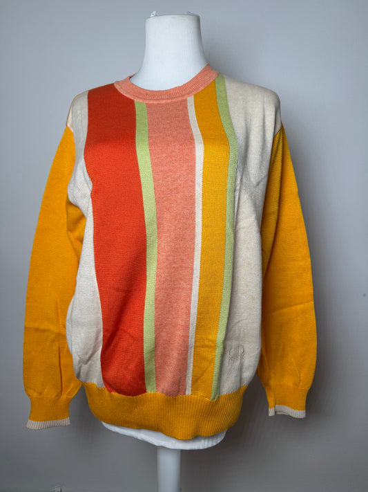 Vintage Dior Women’s multicolor Crewneck Sweater Striped L