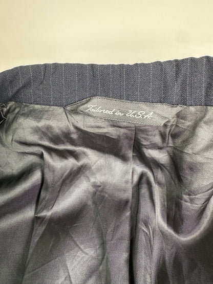 Vintage Dior Men's Wool Blazer Navy Silk Lined S-M