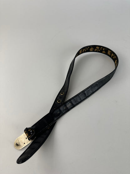 Vintage Dior Oblique Monogram Canvas Belt Brown 75 cm