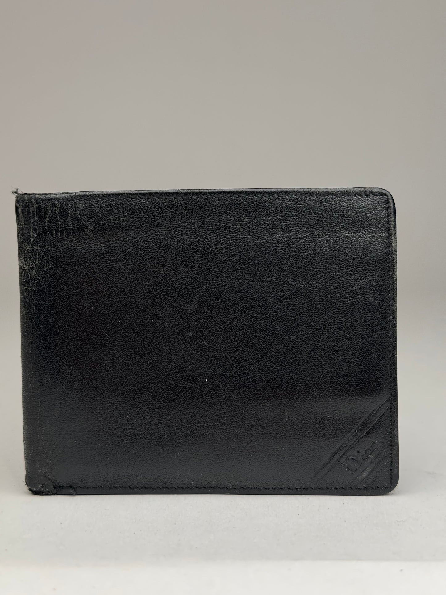 Vintage Leather Wallet Black