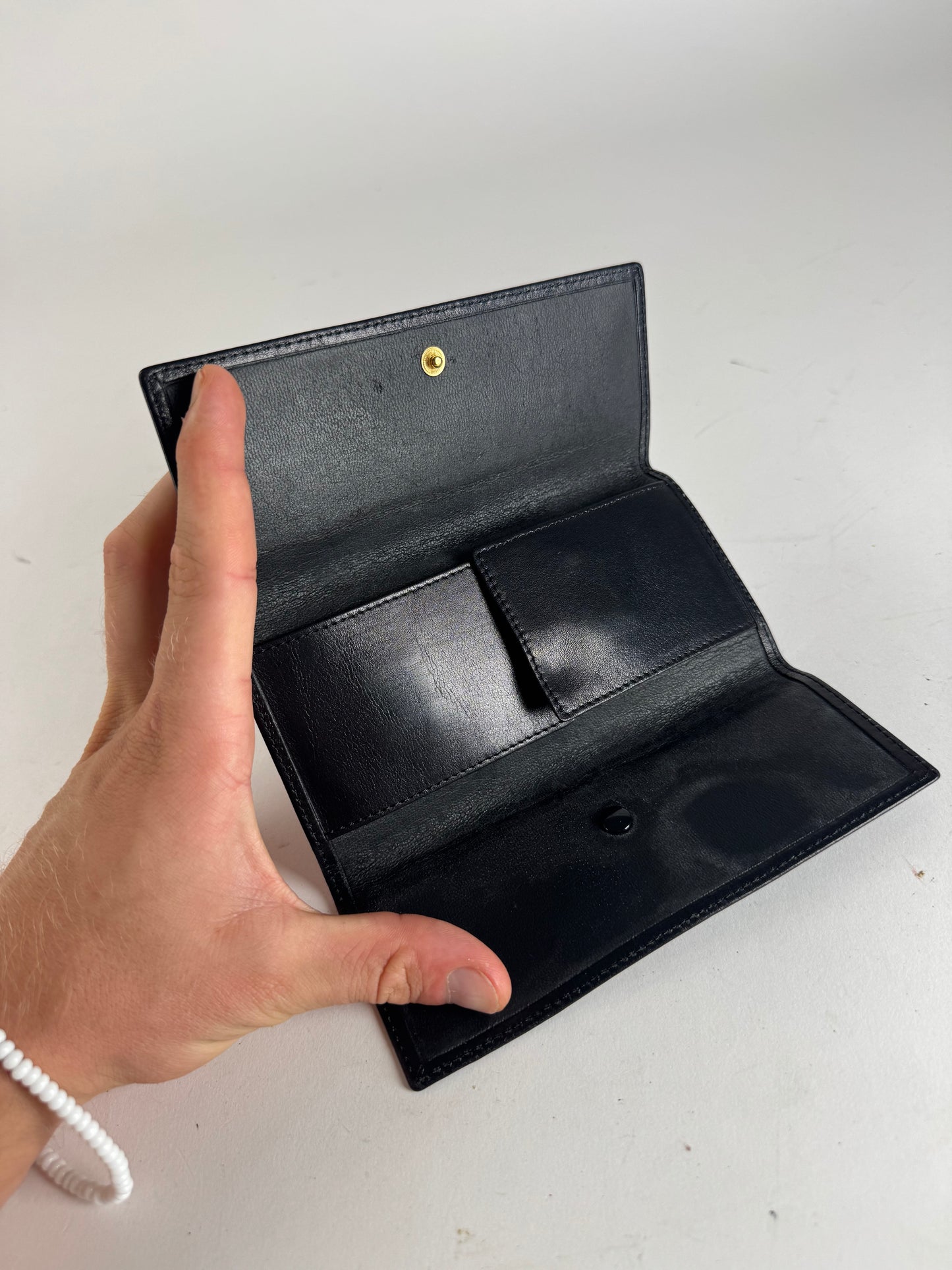 Vintage Loewe Madrid Leather Wallet black