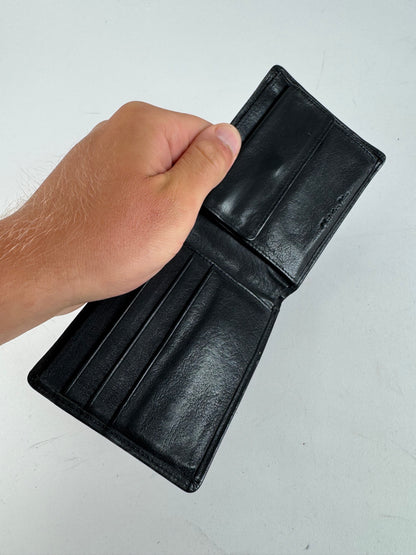 Vintage Leather Wallet Black
