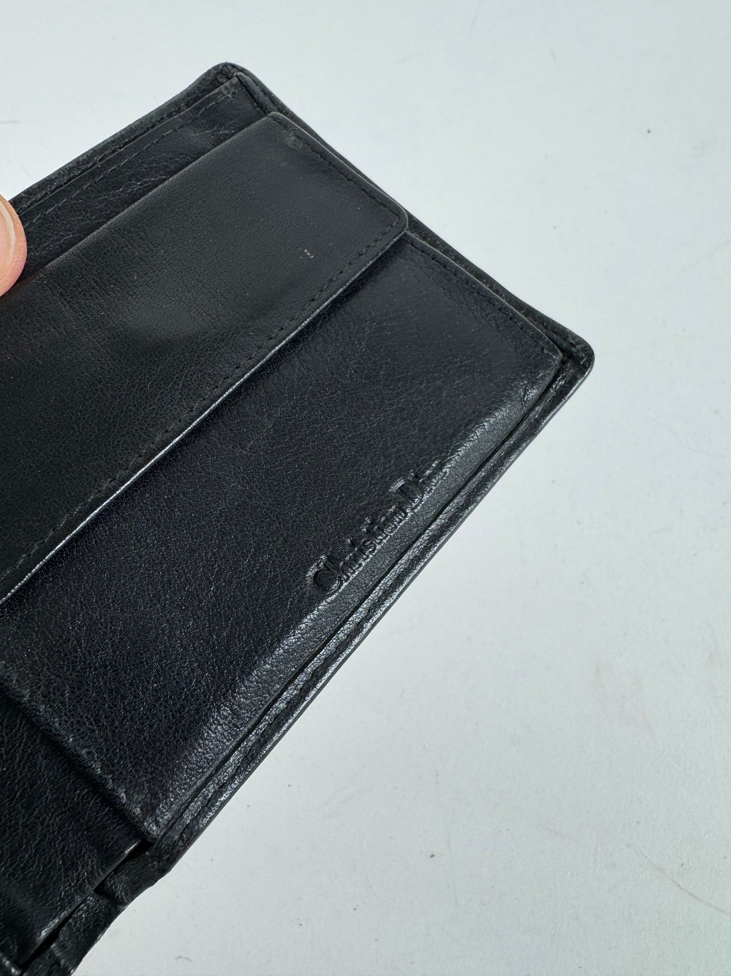 Vintage Leather Wallet Black