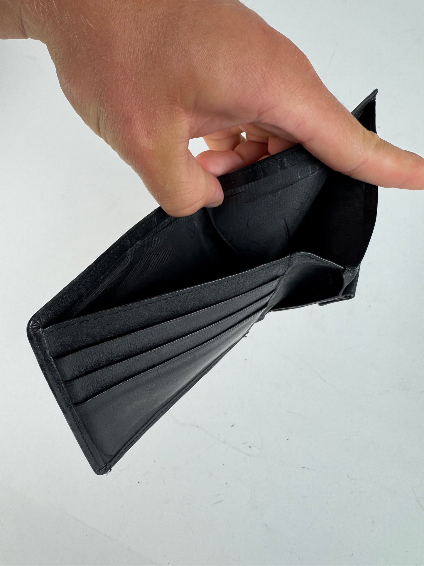 Vintage Leather Wallet Black