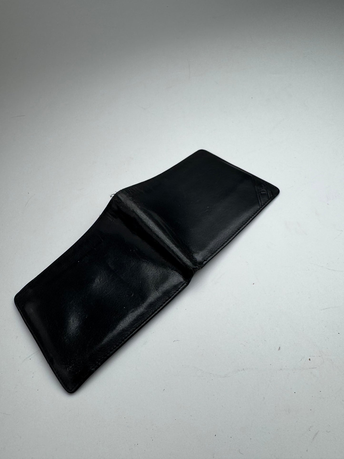 Vintage Leather Wallet Black
