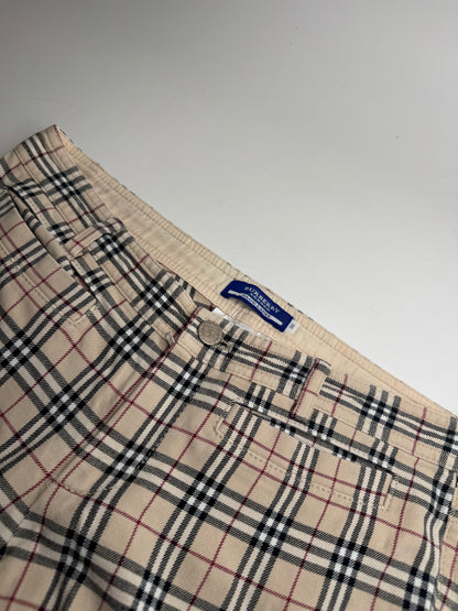 Vintage Burberry Woman’s Novacheck Cotton wide Pants 38/M