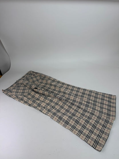 Vintage Burberry Woman’s Novacheck Cotton wide Pants 38/M