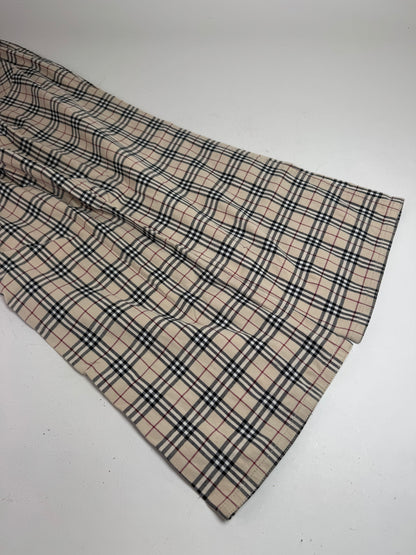 Vintage Burberry Woman’s Novacheck Cotton wide Pants 38/M
