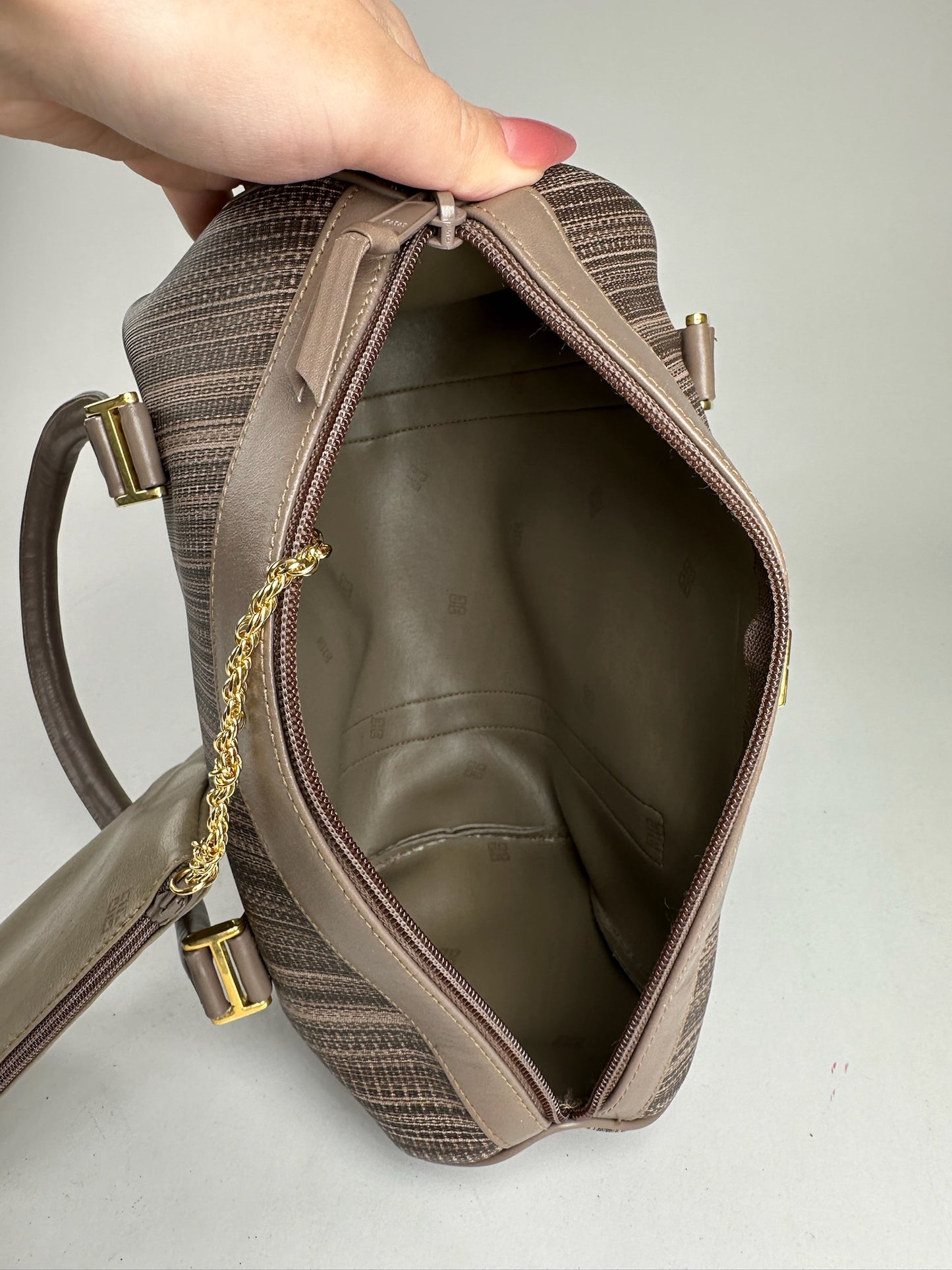 Vintage Givenchy Leather bag brown