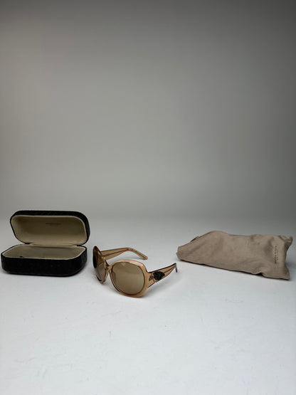 Vintage bottega veneta Oversized Sunglasses beige