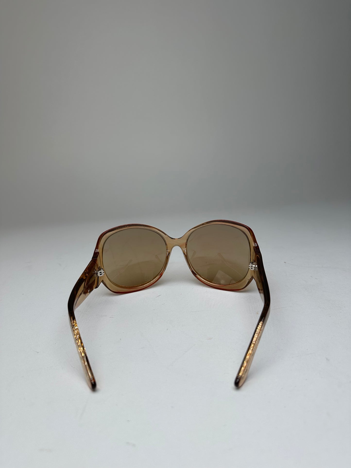 Vintage bottega veneta Oversized Sunglasses beige