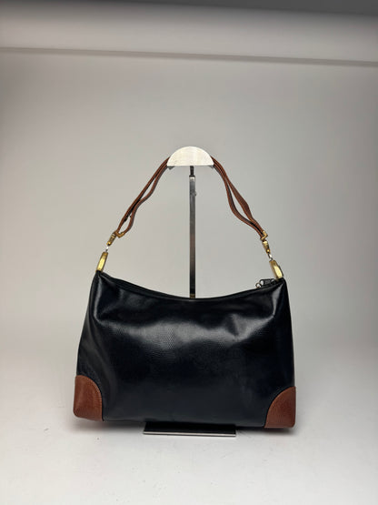 Vintage Givenchy 2Way 4G Leather Bag black brown