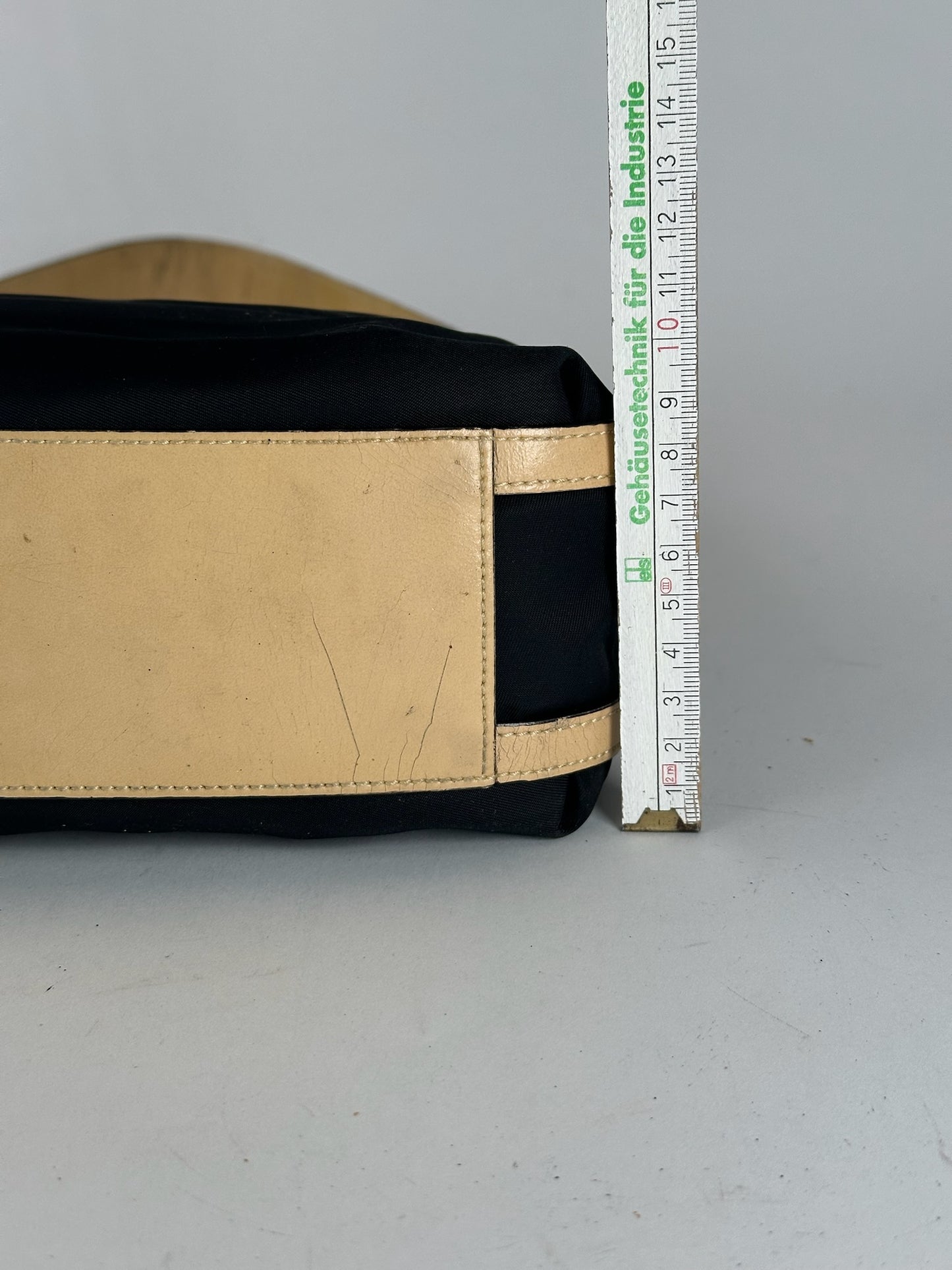 Vintage Givenchy 4G Leather canvas Bag black brown