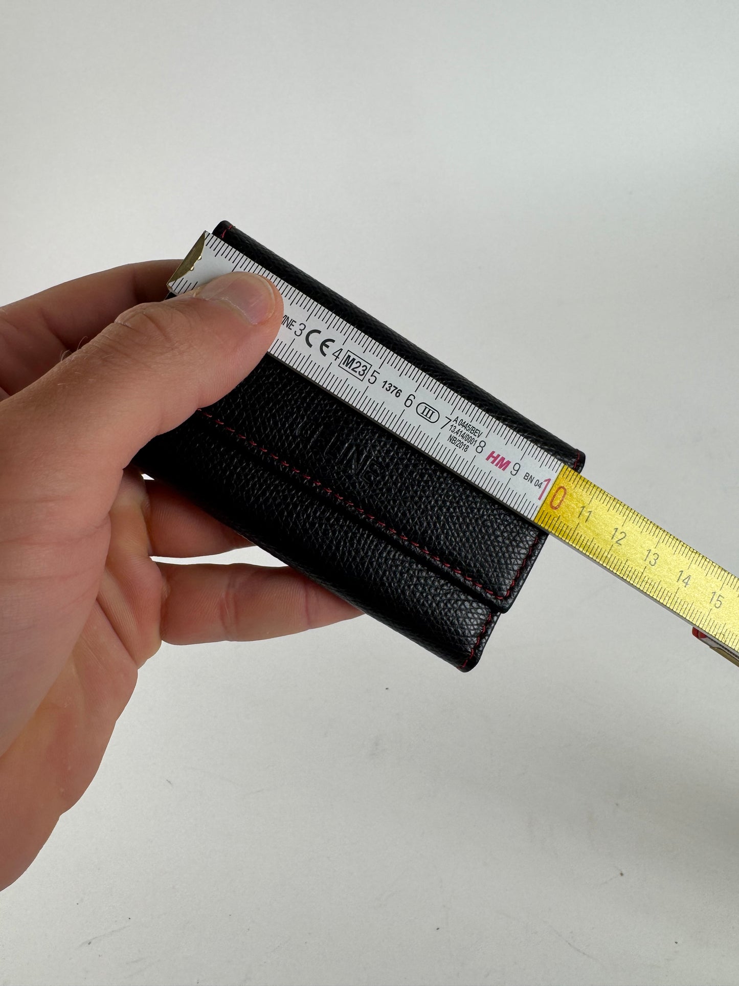 Vintage Givenchy Key Holder Leather navy red