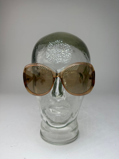 Vintage bottega veneta Oversized Sunglasses beige
