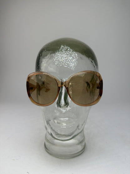 Vintage bottega veneta Oversized Sunglasses beige