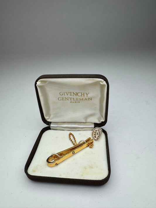Vintage Givenchy Money Tie Clap golden