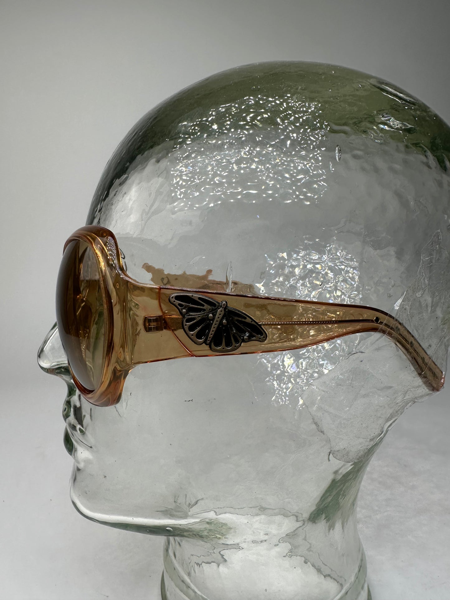 Vintage bottega veneta Oversized Sunglasses beige