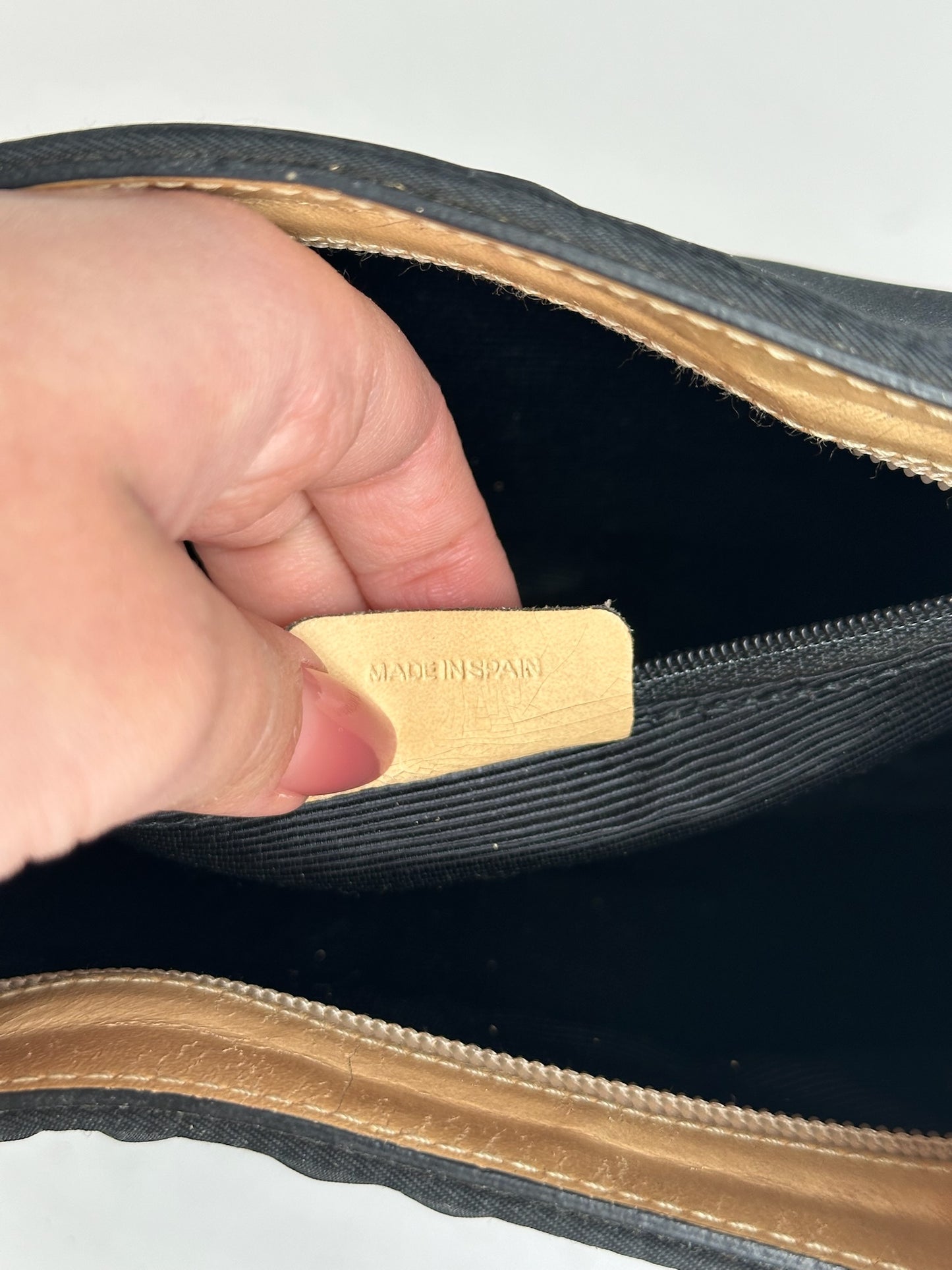 Vintage Givenchy 4G Leather canvas Bag black brown