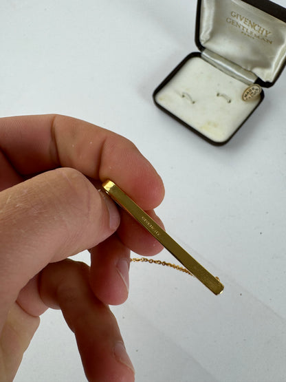 Vintage Givenchy Money Tie Clap golden