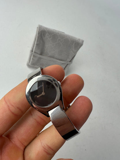 Vintage Gucci Quartz Steel Watch silver