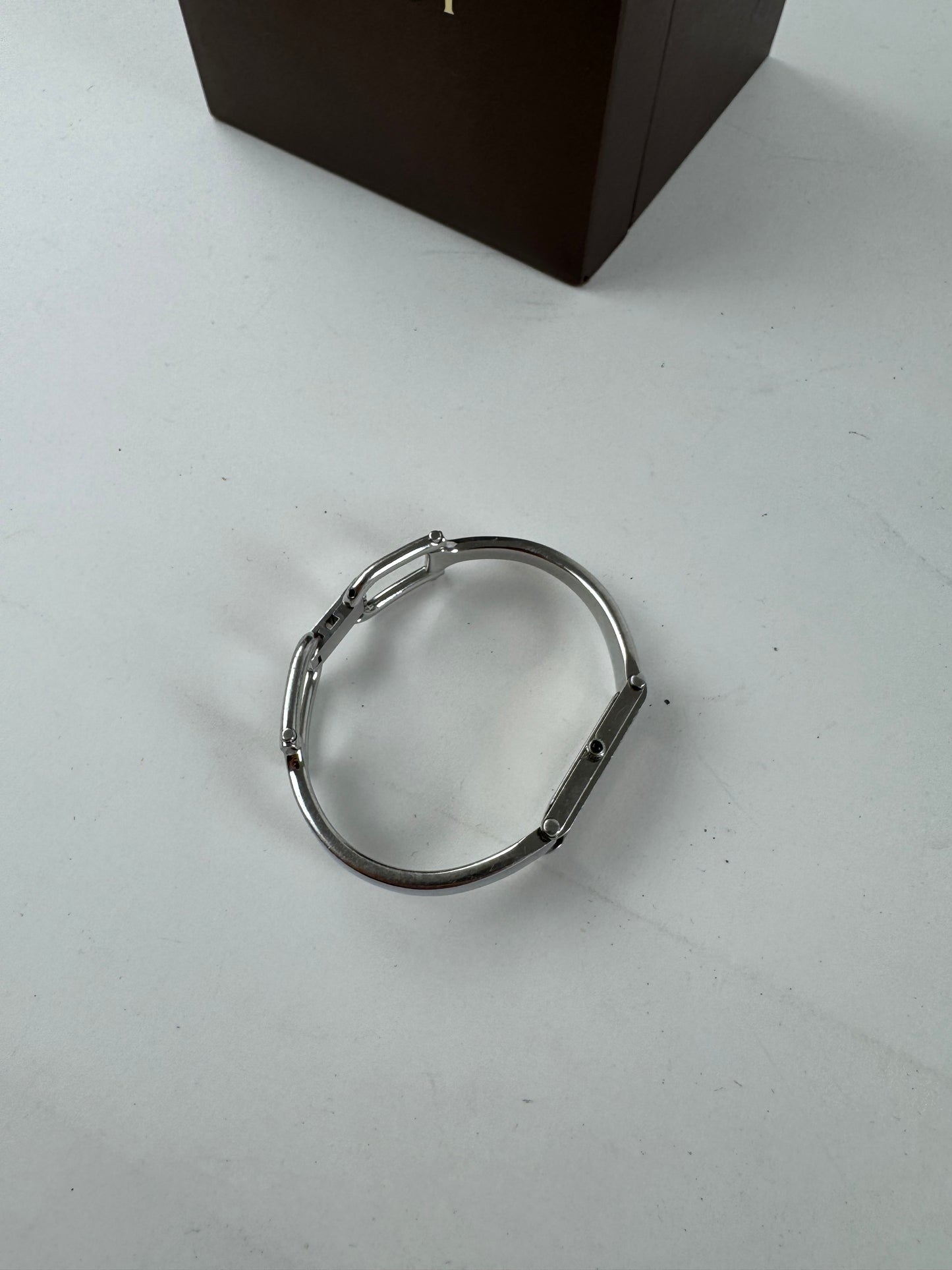 Montre Gucci vintage en acier avec mors argenté