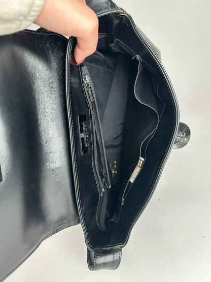 Vintage Givenchy 4G leather bag black