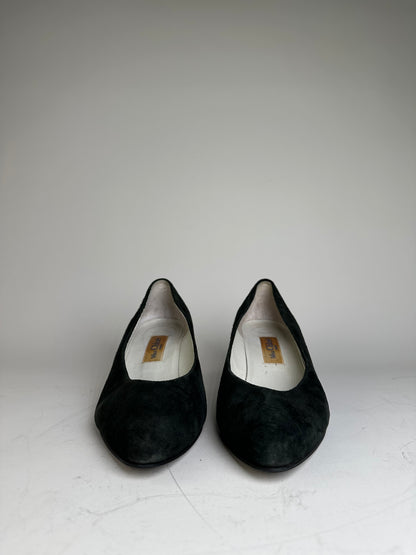 Vintage Chloe Suede Heels Black EU36.5