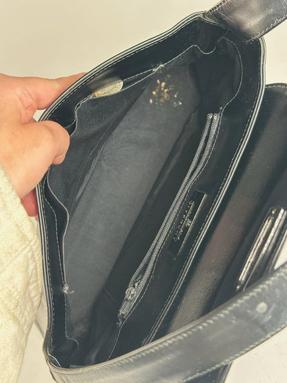 Vintage Givenchy 4G leather bag black