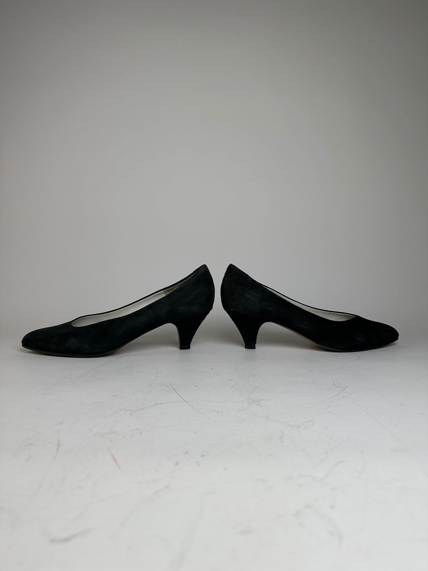 Vintage Chloe Suede Heels Black EU36.5