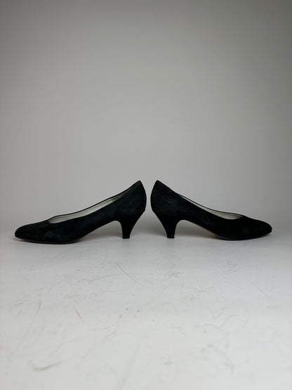 Vintage Chloe Suede Heels Black EU36.5