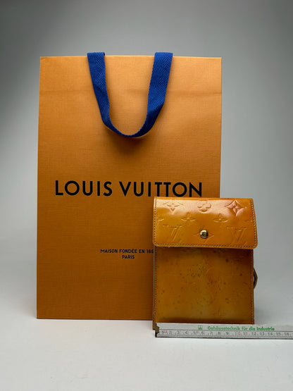 Vintage Louis Vuitton Vernis Leather monogram bag Orange