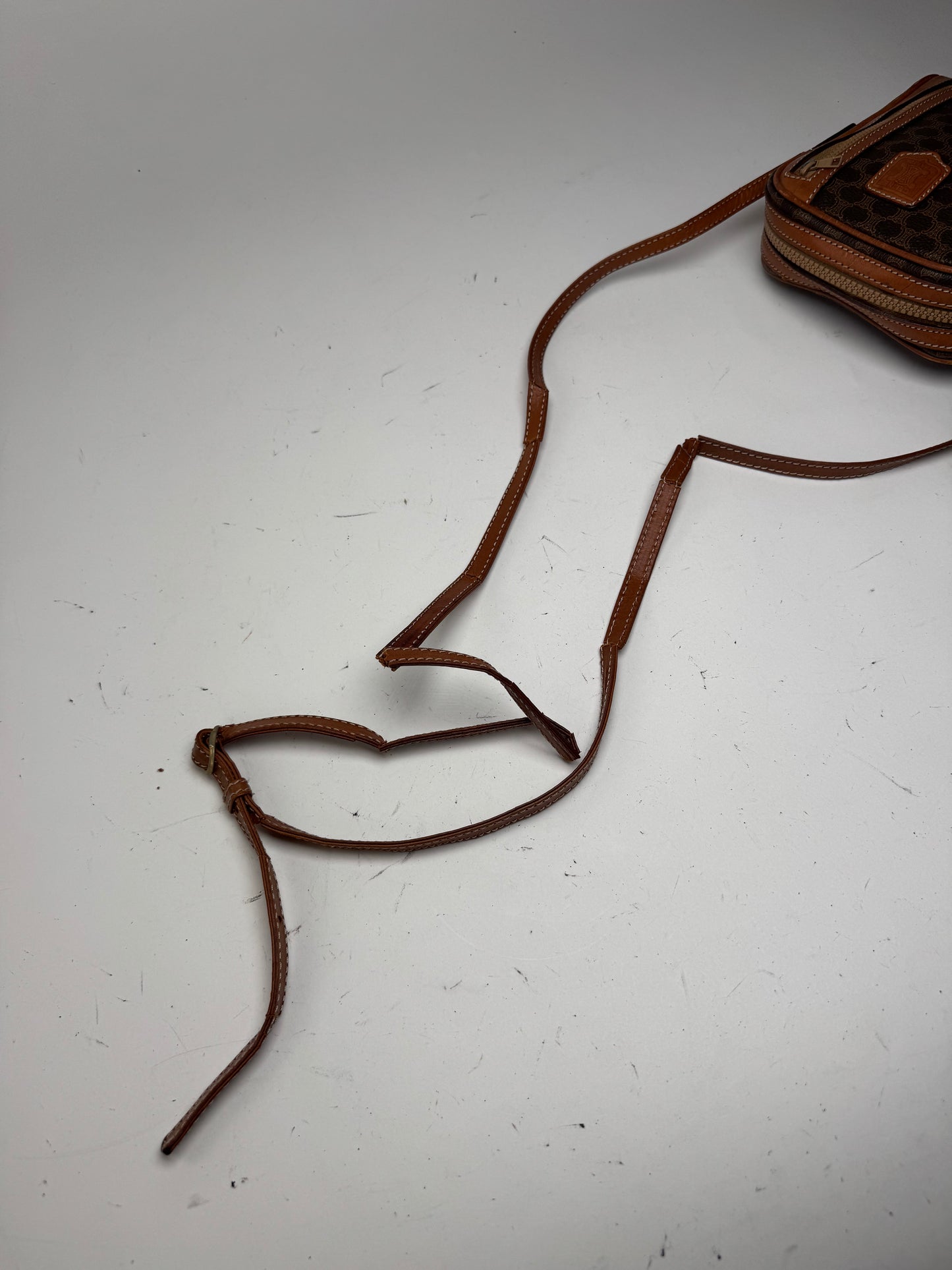 Sac Céline Triomphe Monogram Vintage Marron