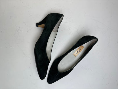Vintage Chloe Suede Heels Black EU36.5
