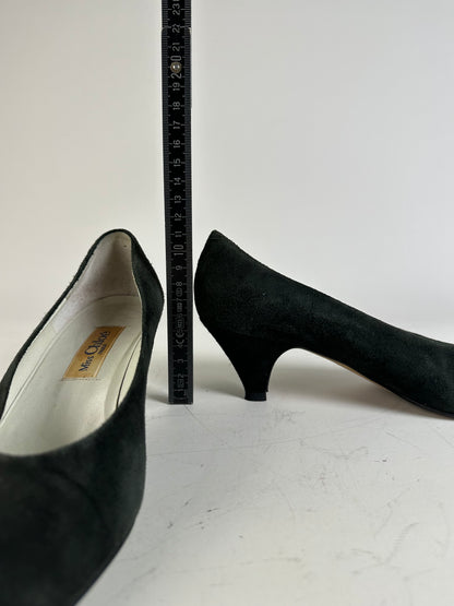 Vintage Chloe Suede Heels Black EU36.5